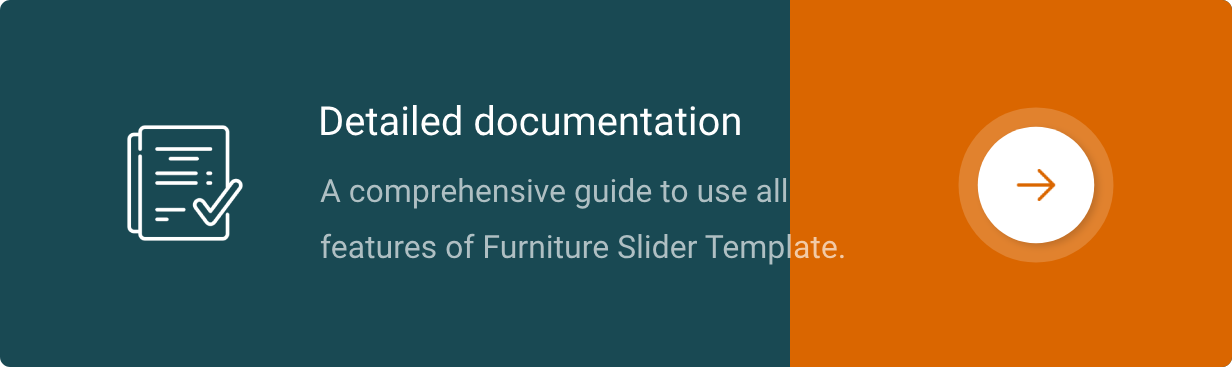 Ellazo Furniture Slider - Online Documentation